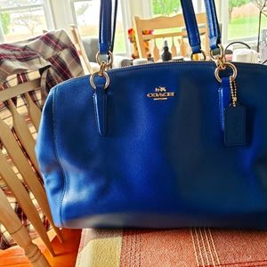 Beautiful Blue Coach Bag